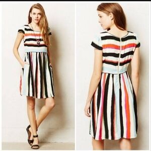 Anthropologie Maeve Peralta Flared Dress Size 0